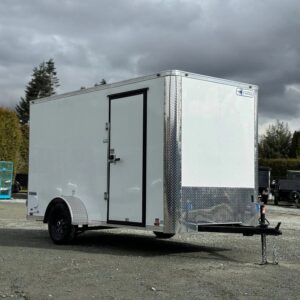 6x12 V-Series barn doors enclosed cargo trailer for sale