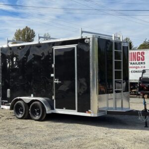 7x14 Contractor edition enclosed cargo trailer for sale