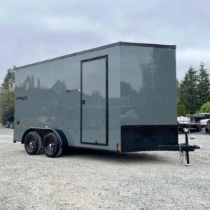 7x14 Extra tall enclosed cargo trailer for sale