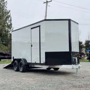 7x14 All aluminum enclosed cargo trailer sale