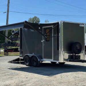 7x14 Bison series enclosed cargo trailer for sale