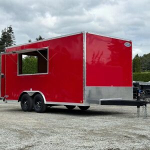8.6x16 Concession enclosed cargo trailer for sale