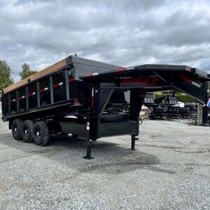 16ft deckover dump trailer for sale