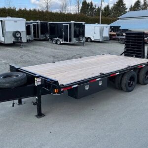 22ft Equipment deckover trailer for sale