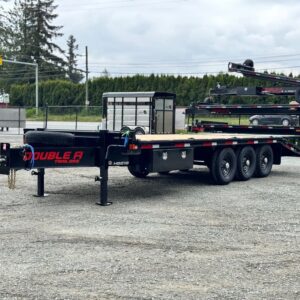 22ft Tri-Axle equipment deckover trailer for sale