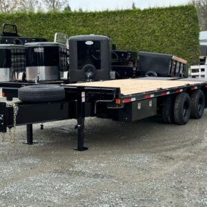24ft Equipment deckover trailer for sale
