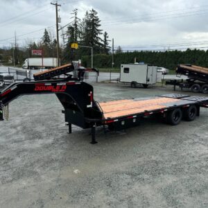 24ft Gooseneck deckover trailer for sale