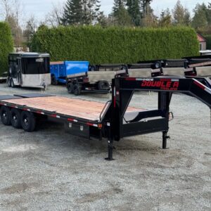 26ft Tri-Axle deckover trailer for sale