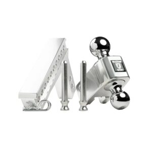 bulletproof hitches al206 – 2″ aluminum medium duty 6″ drop/rise hitch